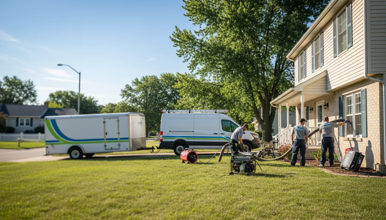 Flooded Basement Restoration And Cleanup With Repair in Hays, KS near me